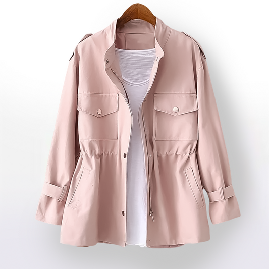 Casual trench coat for women made from luxury cotton blend | Stylish and versatile