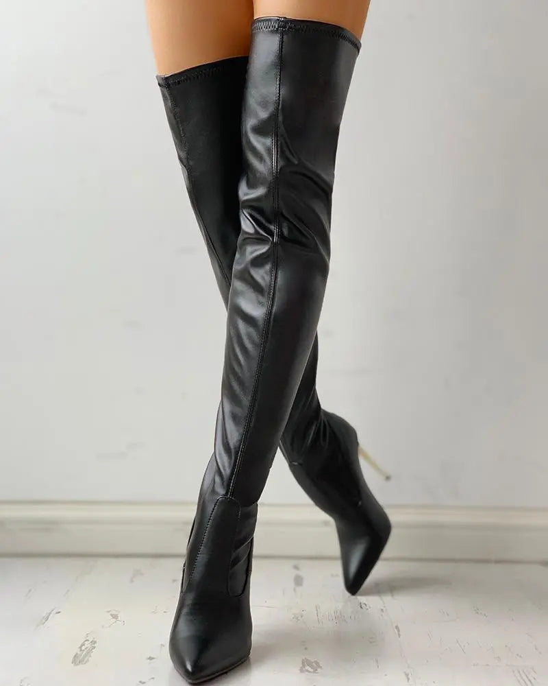 DANIELLA | Knee-High Leather Boots