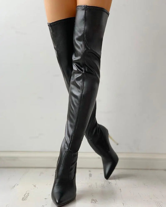 DANIELLA | Knee-High Leather Boots