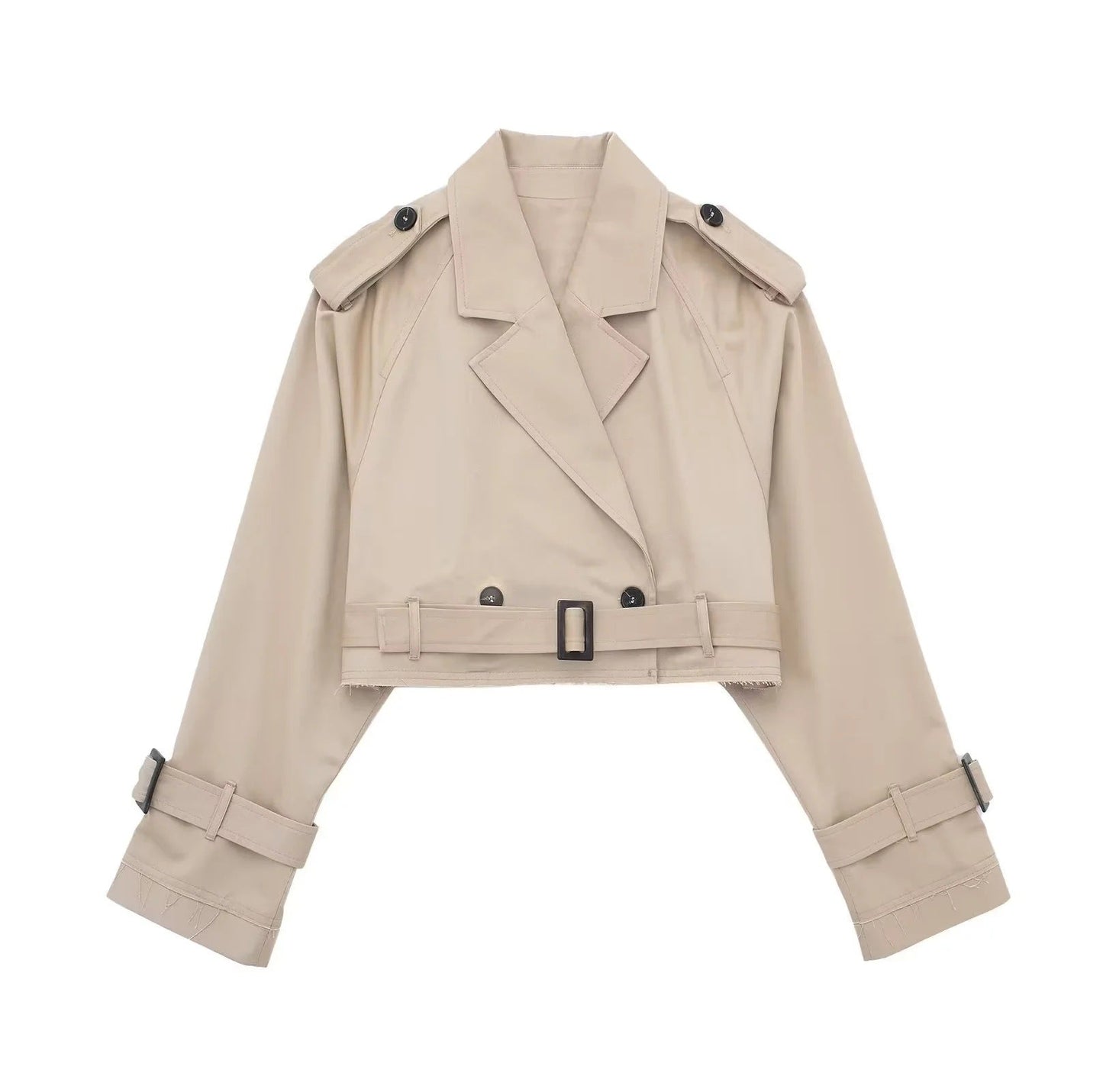 Stylish Short Women's Trench Coat | Timeless Jacket for Every Season