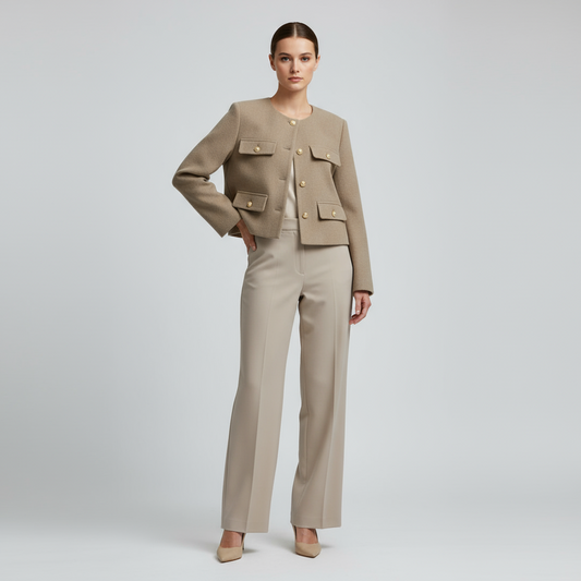 Women's Long Sleeve Vintage Jacket | Button Down