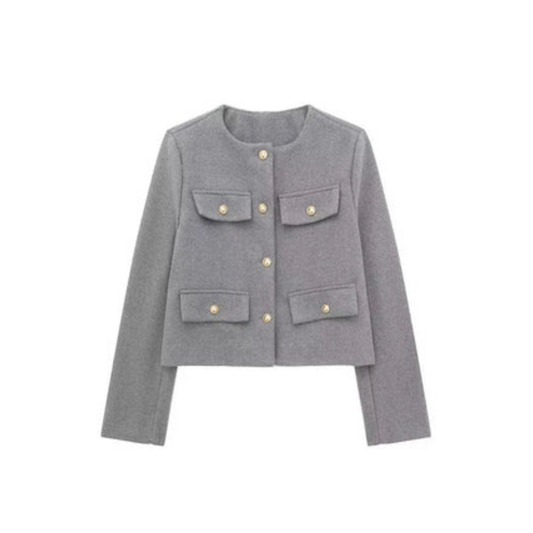 Women's Long Sleeve Vintage Jacket | Button Down