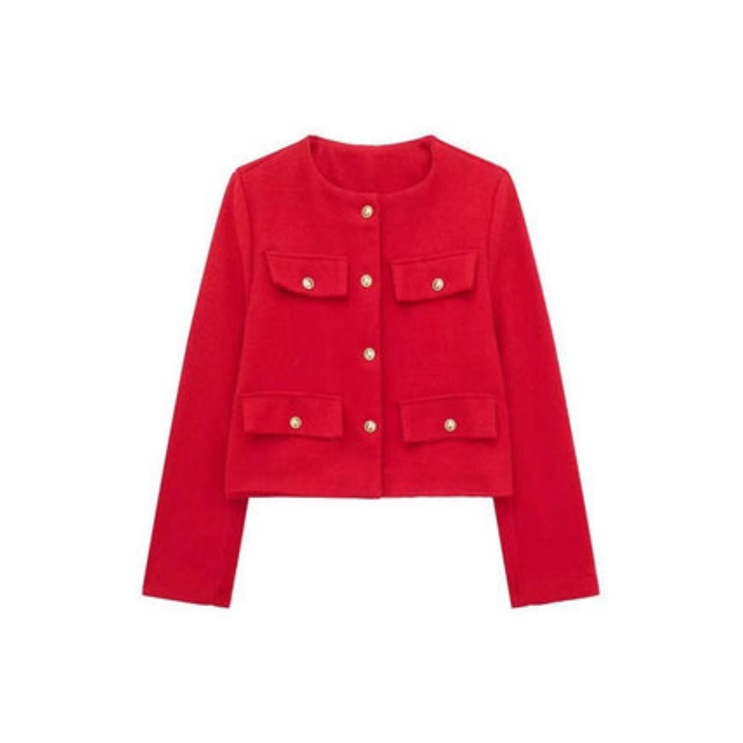 Women's Long Sleeve Vintage Jacket | Button Down