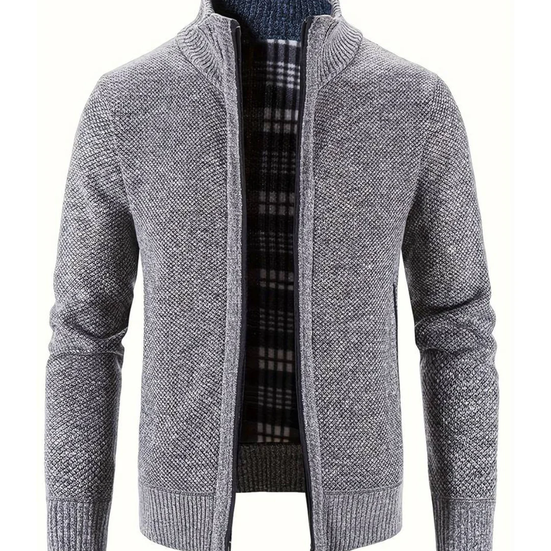 Abe Men's Zip Vest | Soft Knitted, Timeless Design