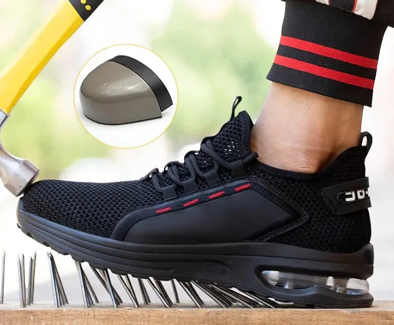 Aero Unisex Work Shoes | Breathable Air Mesh, Non-Slip and Lightweight