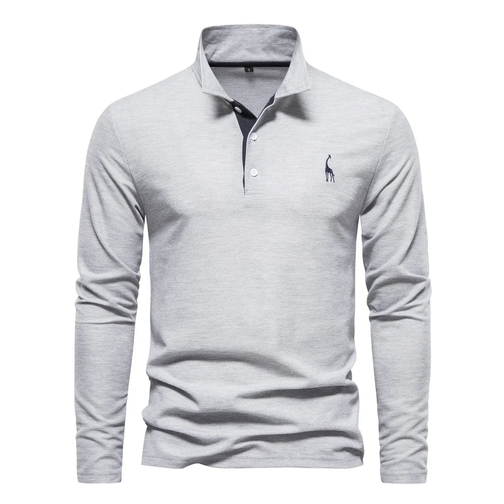 Aiden Men's Polo Shirt | Breathable Fabric, Classic Button Neck 2
