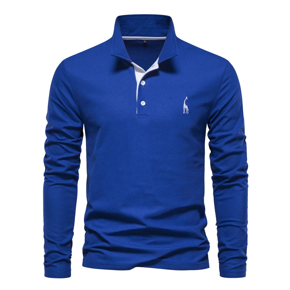 Aiden Men's Polo Shirt | Breathable Fabric, Classic Button Neck 3