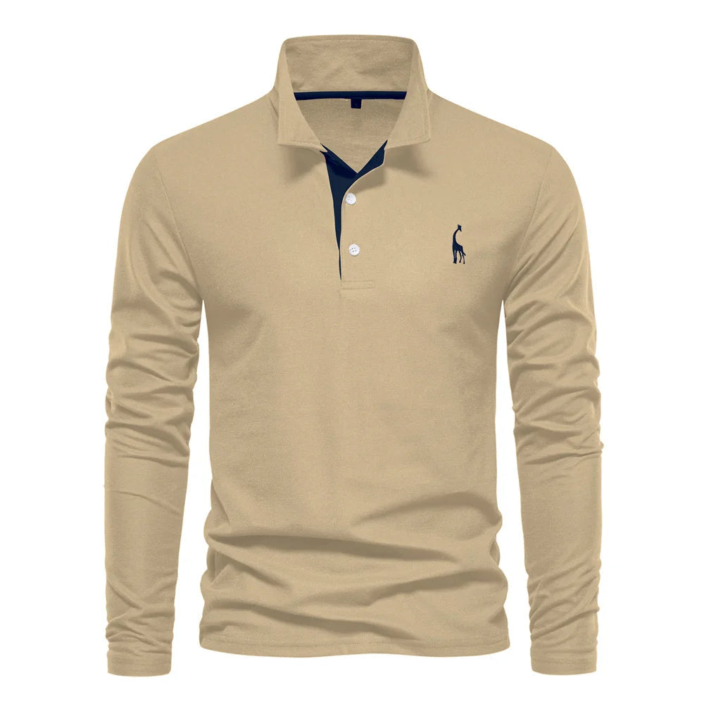 Aiden Men's Polo Shirt | Breathable Fabric, Classic Button Neck 4