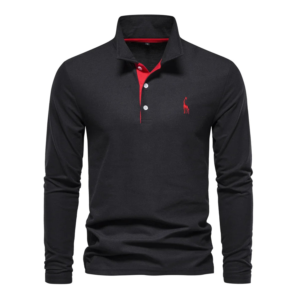 Aiden Men's Polo Shirt | Breathable Fabric, Classic Button Neck 5