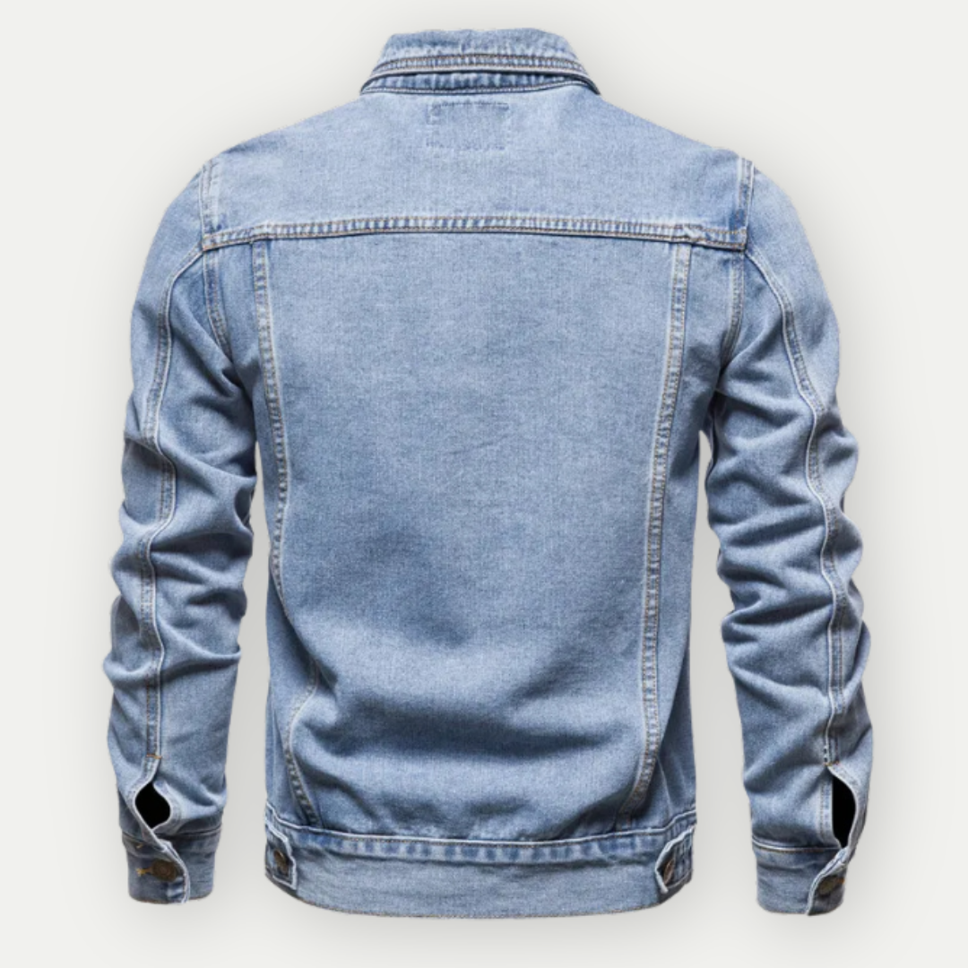 Ava Women's Denim Jacket | Premium Indigo Wash, Timeless Style 1