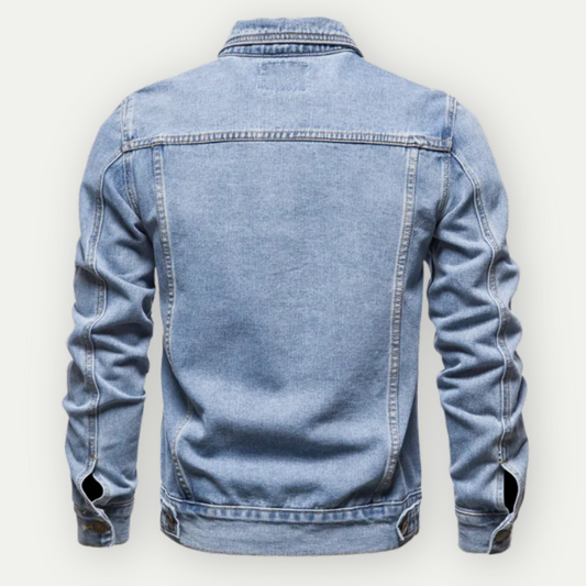 Ava Women's Denim Jacket | Premium Indigo Wash, Timeless Style 1