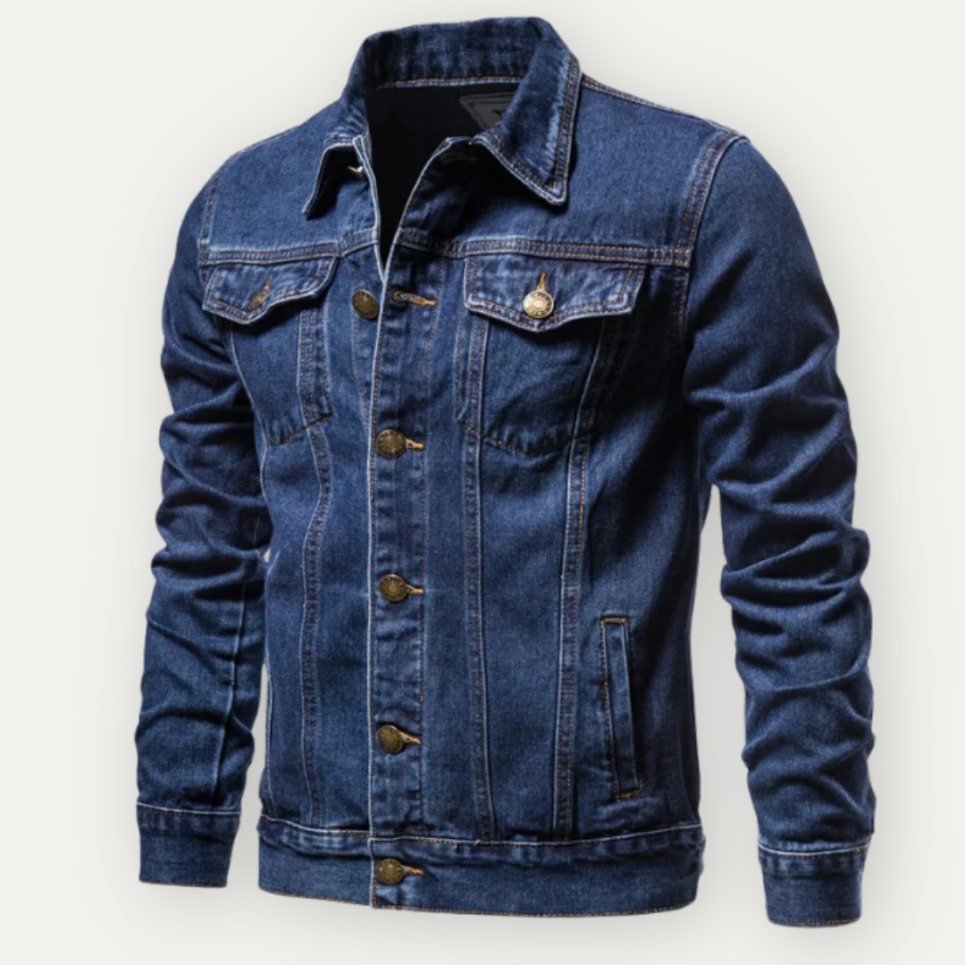 Ava Women's Denim Jacket | Premium Indigo Wash, Timeless Style 2