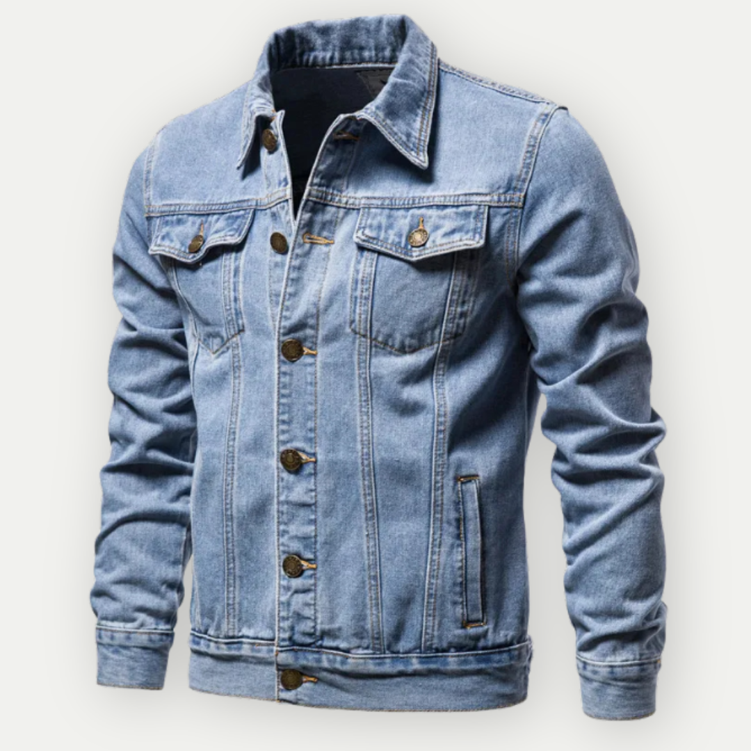 Ava Women's Denim Jacket | Premium Indigo Wash, Timeless Style 3