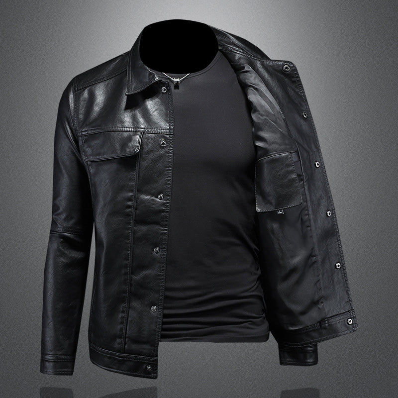Avery Men's Jacket | Premium Leather, Classic Biker Style 1