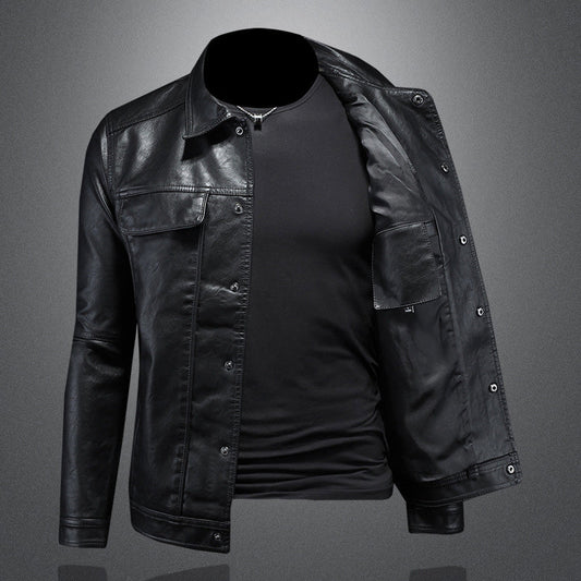 Avery Men's Jacket | Premium Leather, Classic Biker Style 1