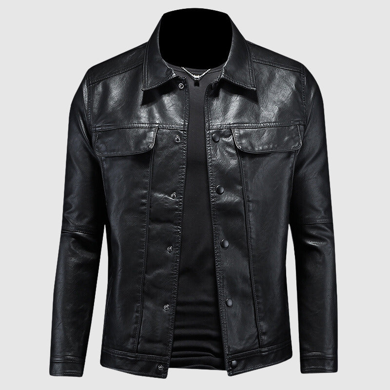 Avery Men's Jacket | Premium Leather, Classic Biker Style 2
