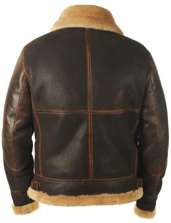 Aviator Men's Jacket | Faux Fur Lining, Weatherproof 1