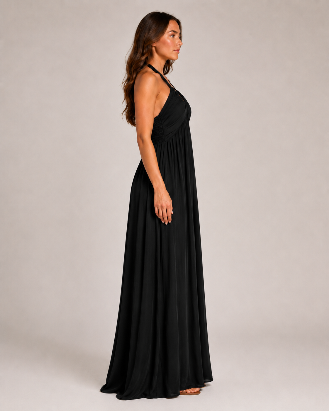 Baukje Women's Maxi Dress | Sleeveless Open Back A-Line Summer Dress 3