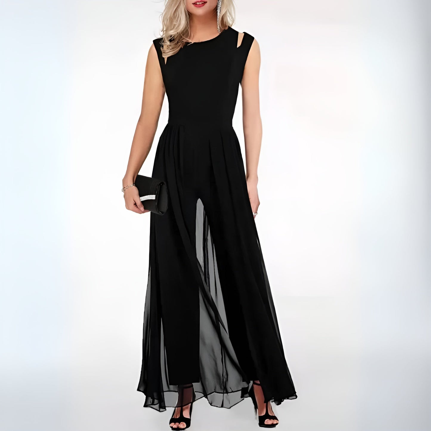 Bella Women's Jumpsuit | Elegant Sleeveless Design 3
