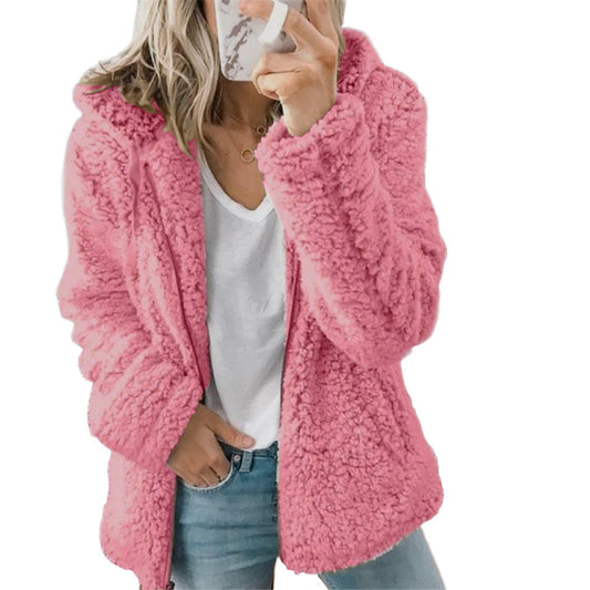 Bella Women's Teddy Fur Coat | Soft Fleece with Pockets, Winter Essential 0