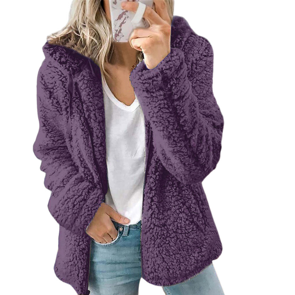 Bella Women's Teddy Fur Coat | Soft Fleece with Pockets, Winter Essential 1