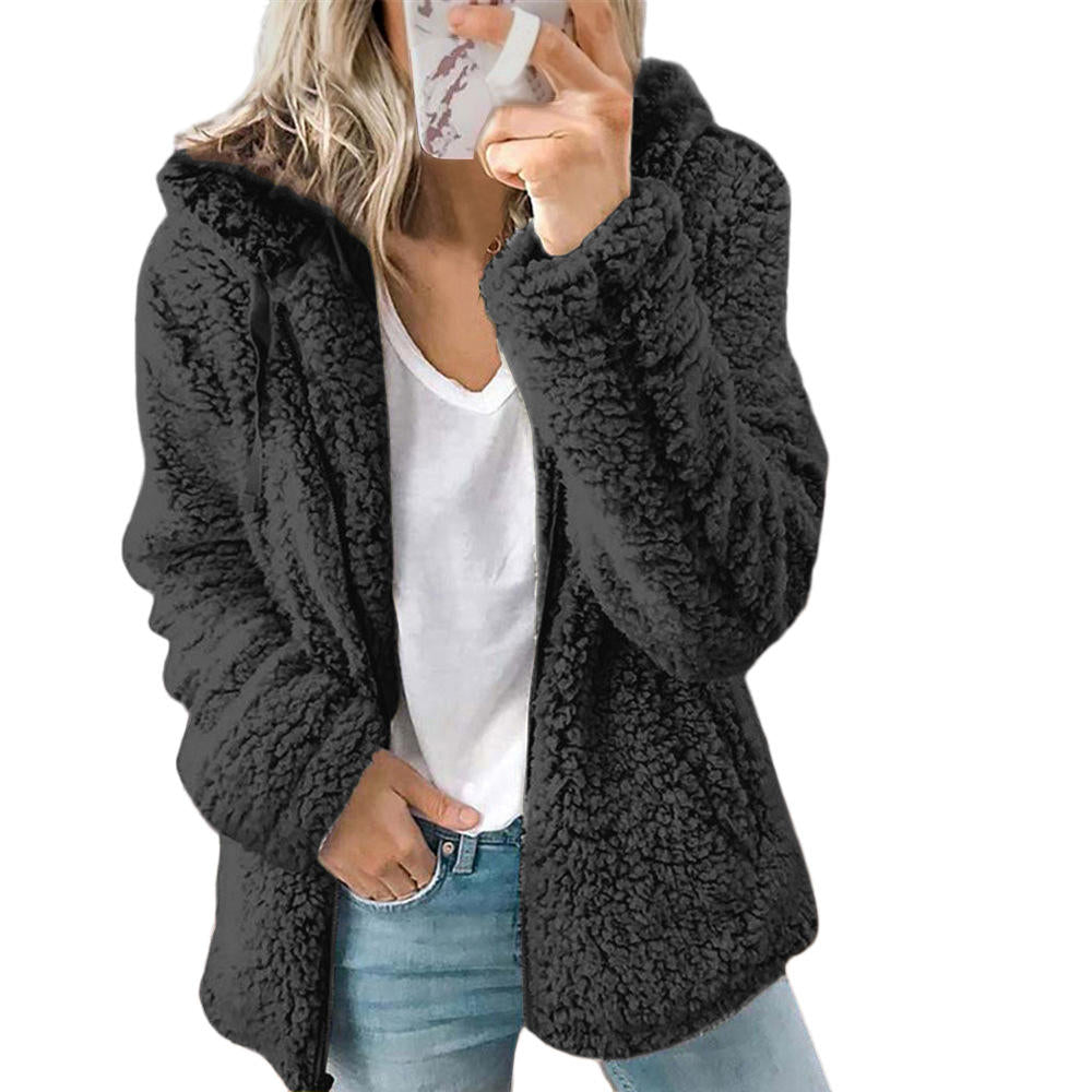 Bella Women's Teddy Fur Coat | Soft Fleece with Pockets, Winter Essential 3