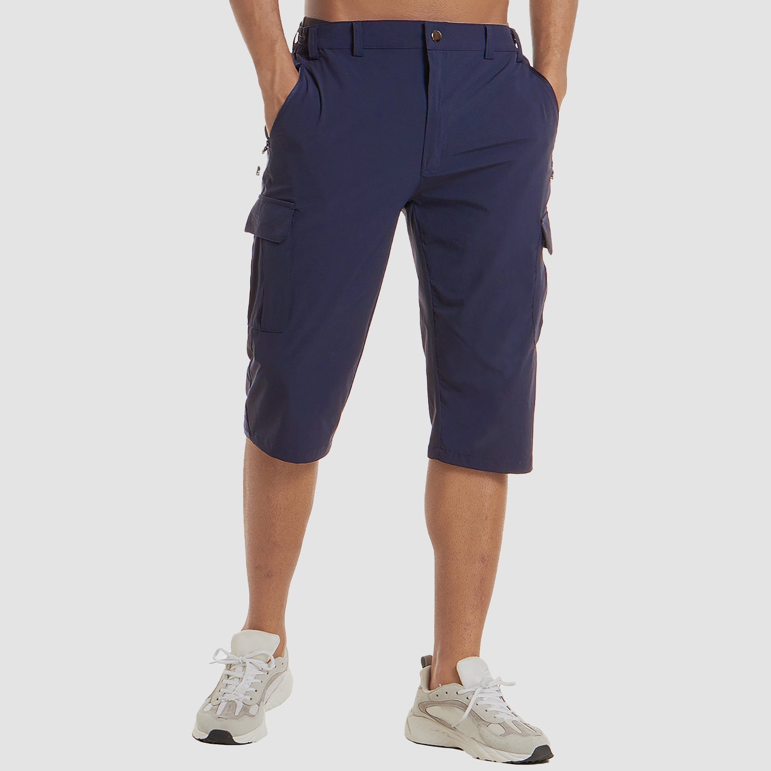 Benson Men's Cargo Shorts | Structured Knee-Length, Casual Style 0