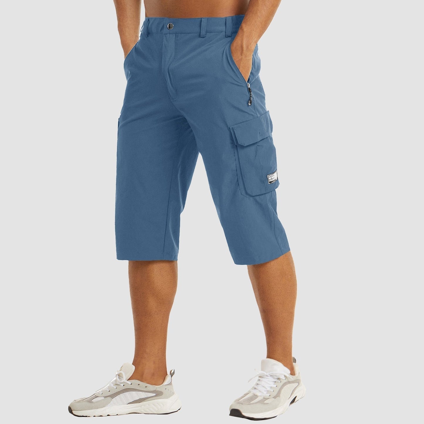 Benson Men's Cargo Shorts | Structured Knee-Length, Casual Style 10