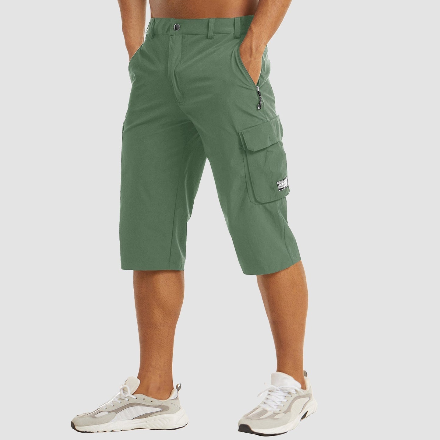 Benson Men's Cargo Shorts | Structured Knee-Length, Casual Style 7