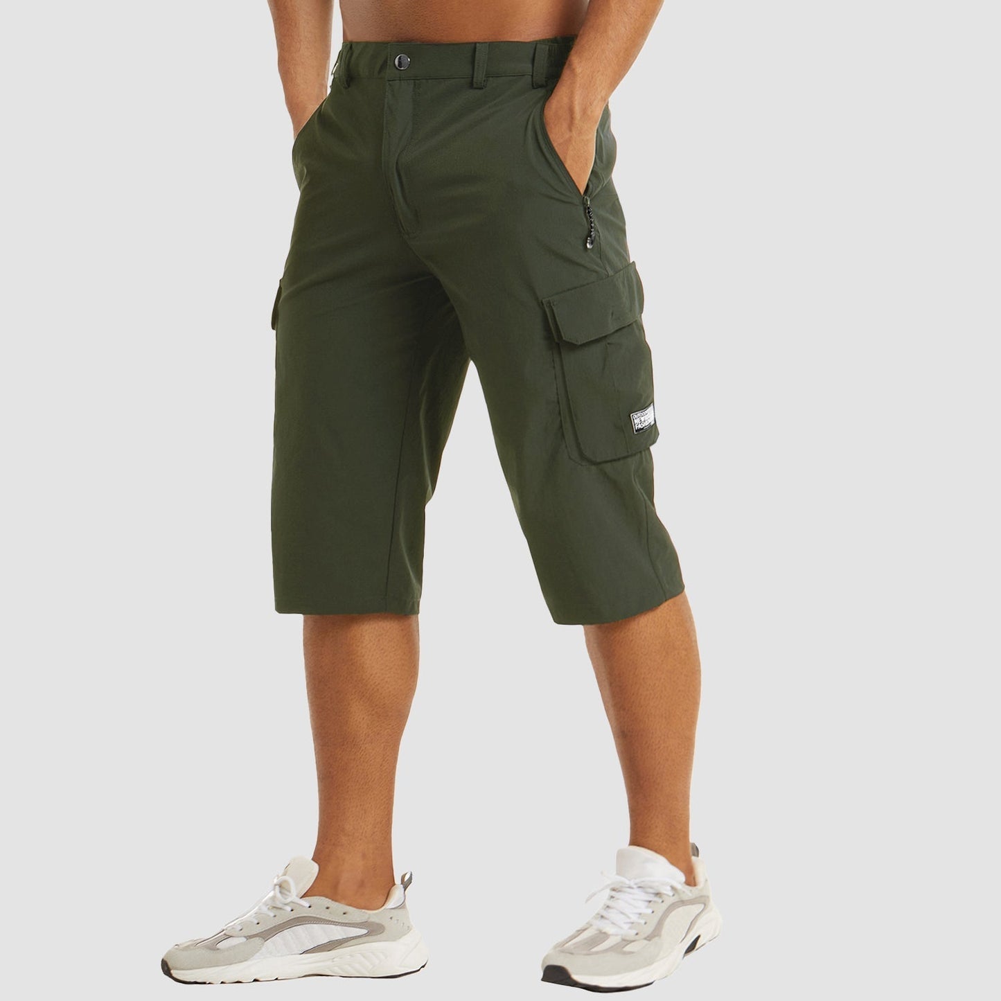 Benson Men's Cargo Shorts | Structured Knee-Length, Casual Style 8