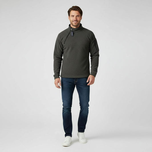 Bert Men's Fleece Sweater | Breathable and Warm, Casual Outdoor