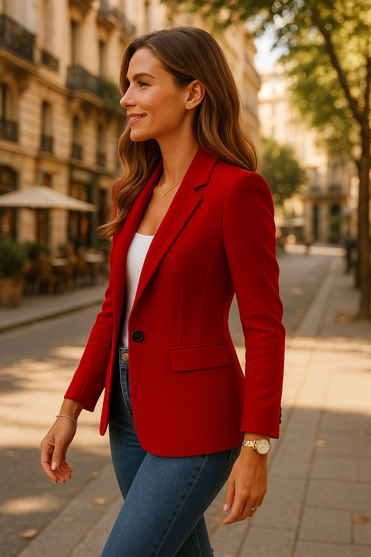 LEONORA | Tailored Women's Blazer with Notched Lapel