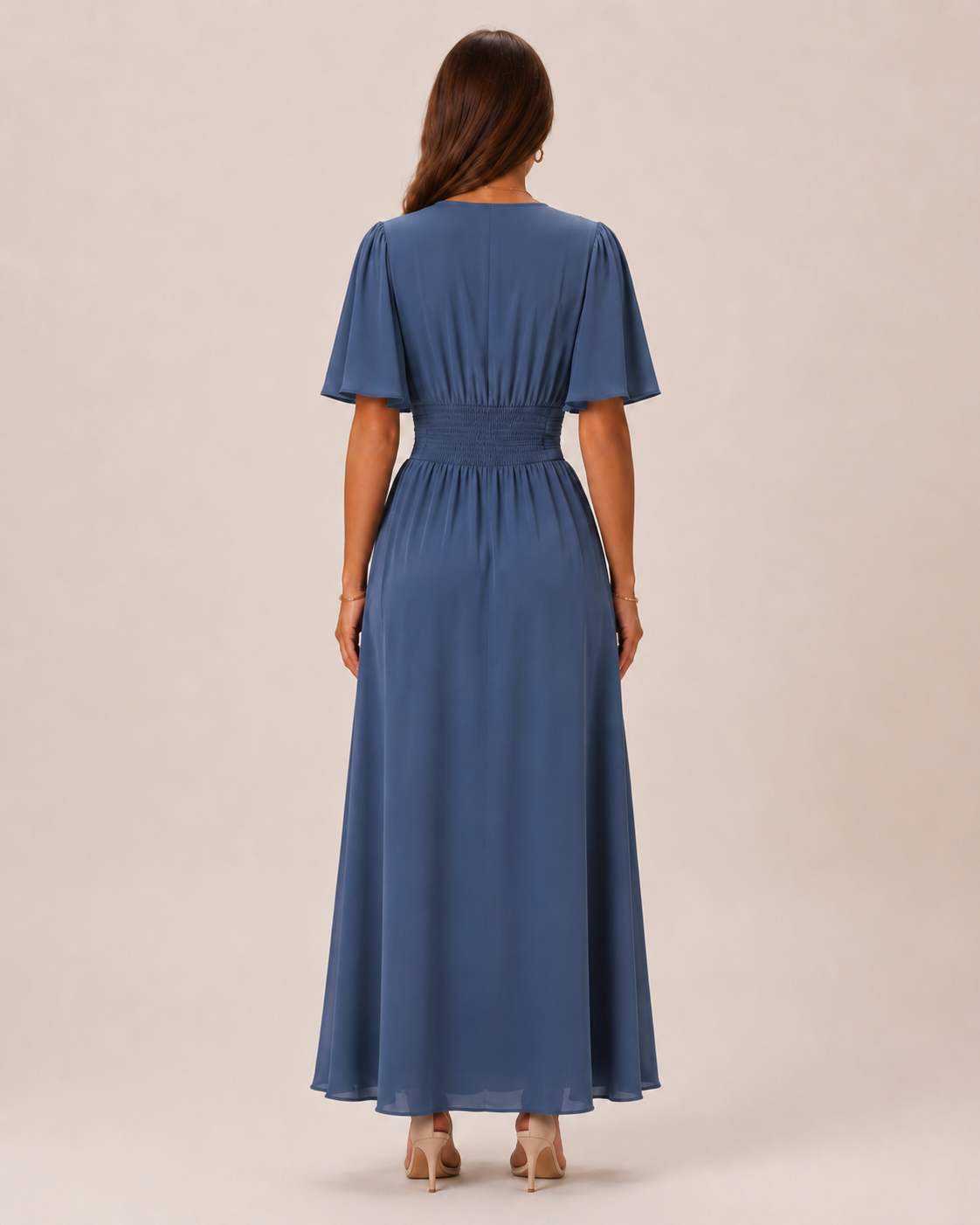 Blythe Women's Maxi Dress | High Waist A-line Skirt, Lightweight Polyester 3