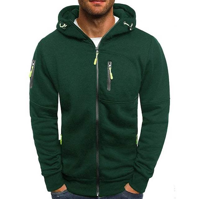 Men's Hoodie | Breathable Cotton Blend, Practical Pockets