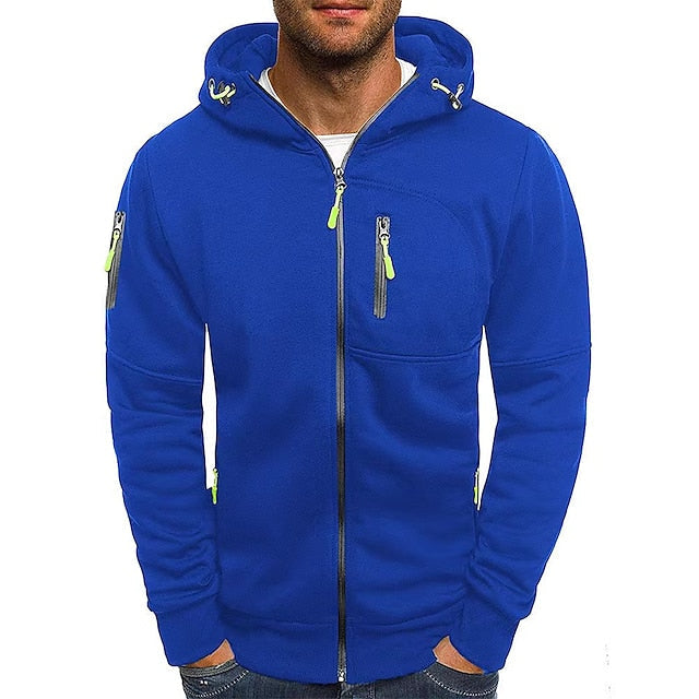 Men's Hoodie | Breathable Cotton Blend, Practical Pockets