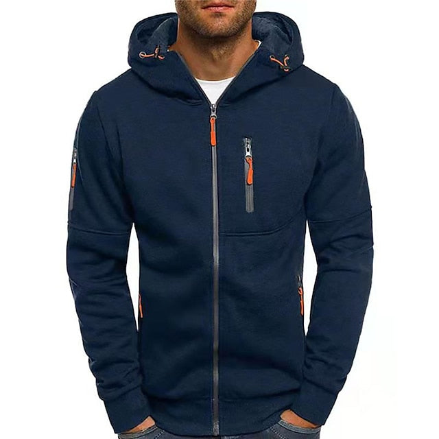 Men's Hoodie | Breathable Cotton Blend, Practical Pockets