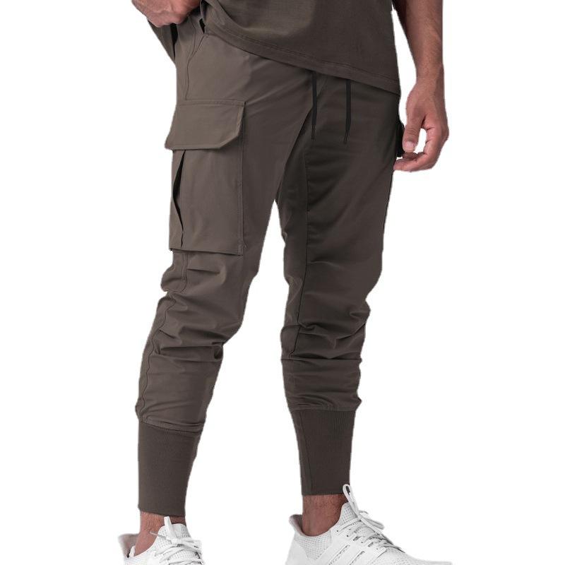 Breeze Men's Jogging Pants | Quick-Dry Lycra, Adjustable Waist 7