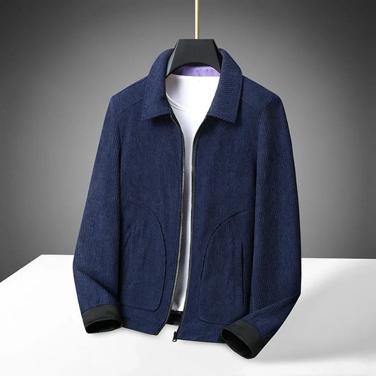 Caden Women's Corduroy Bomber Jacket | Relaxed Fit, Ribbed Cuffs 1