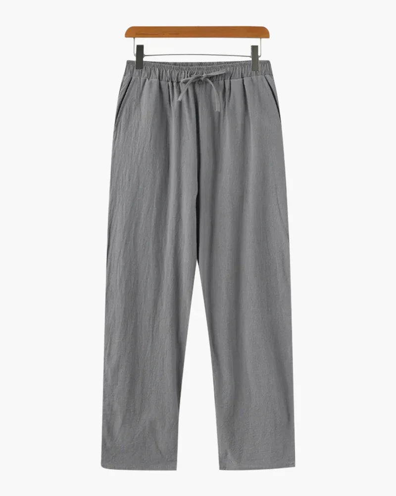 Caden Women's Linen Pants | Lightweight Lace-Up Front, Relaxed Fit 3