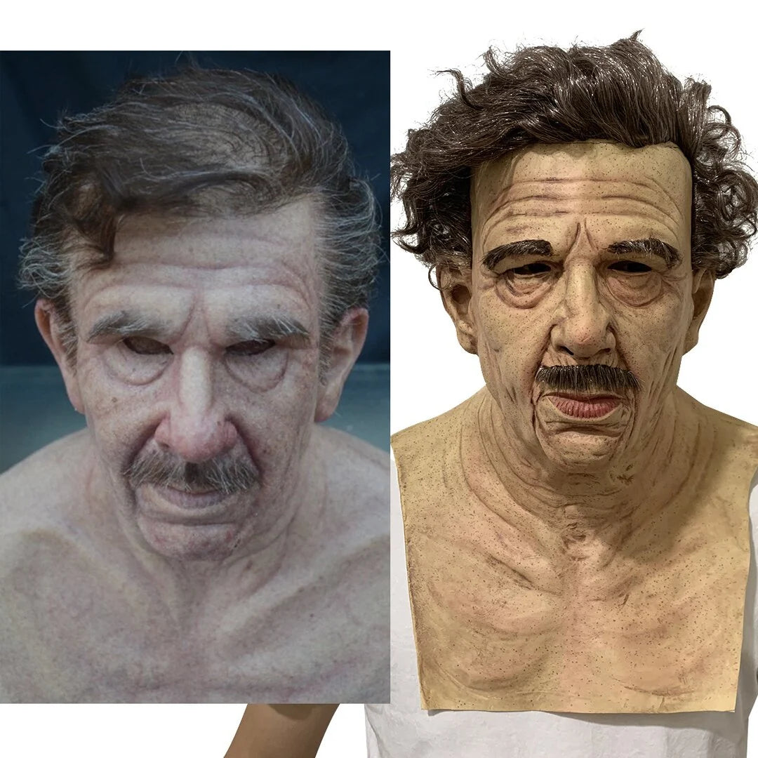 Calvin Scary Halloween Mask for Adults | Realistic Latex, Movable Mouth 17