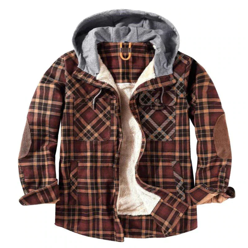 Cameron Men's Jacket | Waterproof, Stylish Checked Design 4