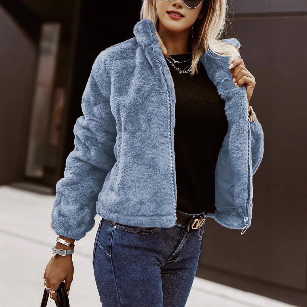 Carmen Women's Oversized Coat | Soft Faux Fur