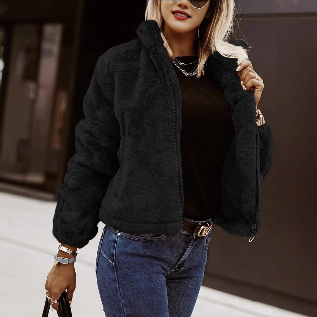 Carmen Women's Oversized Coat | Soft Faux Fur