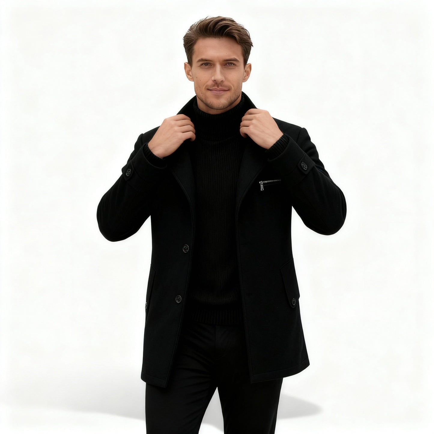 Caro Men's Winter Coat | Water-Repellent, Elegant Business Style 2