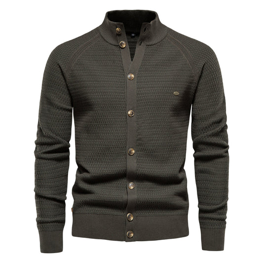 Carter Men's Cardigan | Handcrafted Cotton, Timeless Style 0