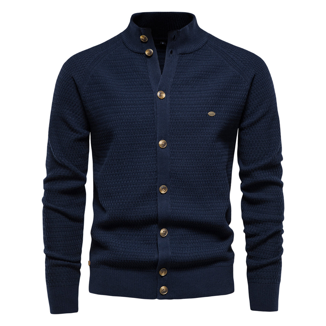 Carter Men's Cardigan | Handcrafted Cotton, Timeless Style 8