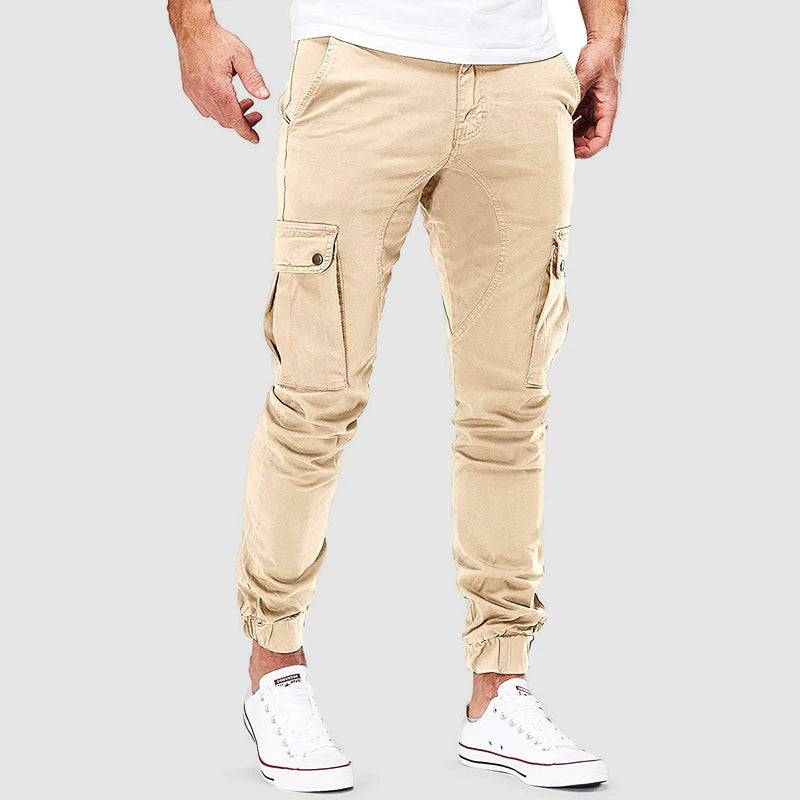 Carter Men's Cargo Joggers | Comfortable Cotton Blend, Stylish Track Pants 0