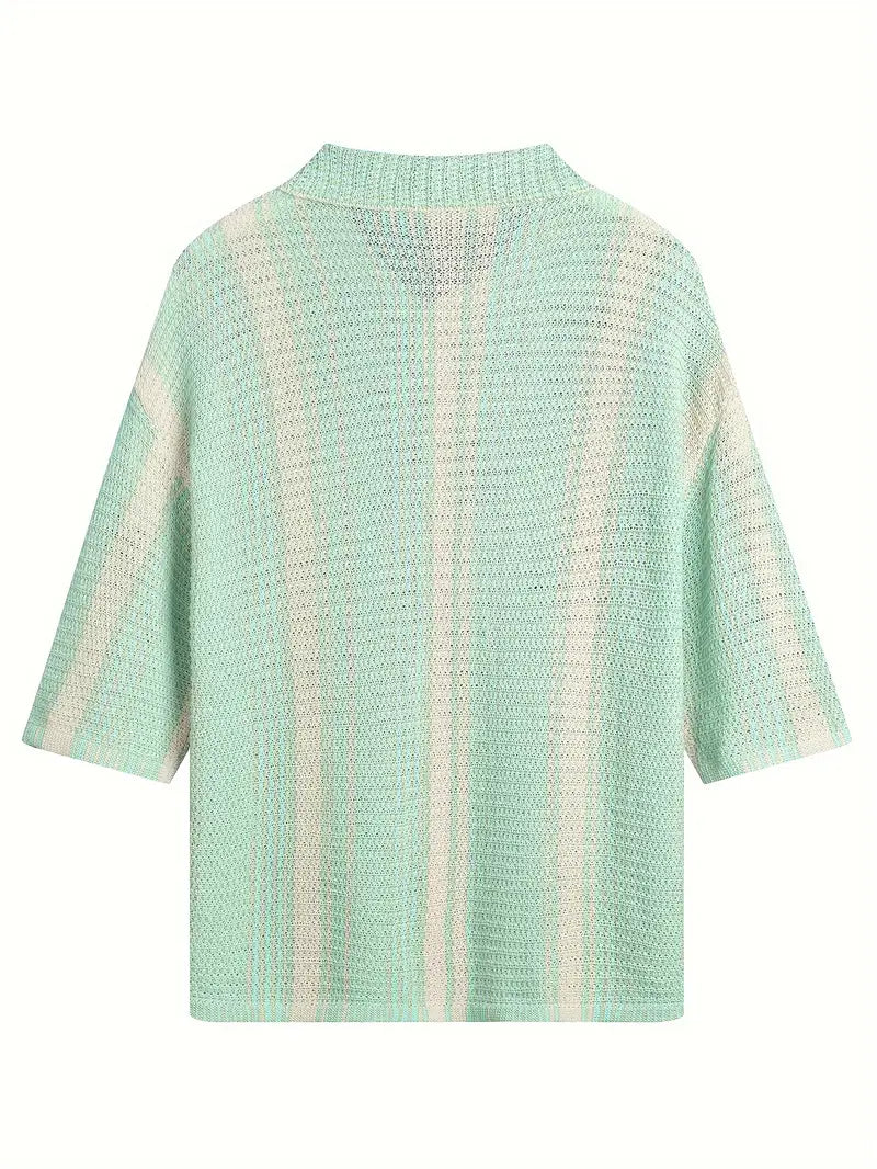 Carter Men's Casual Shirt | Comfortable Knit Fabric 1