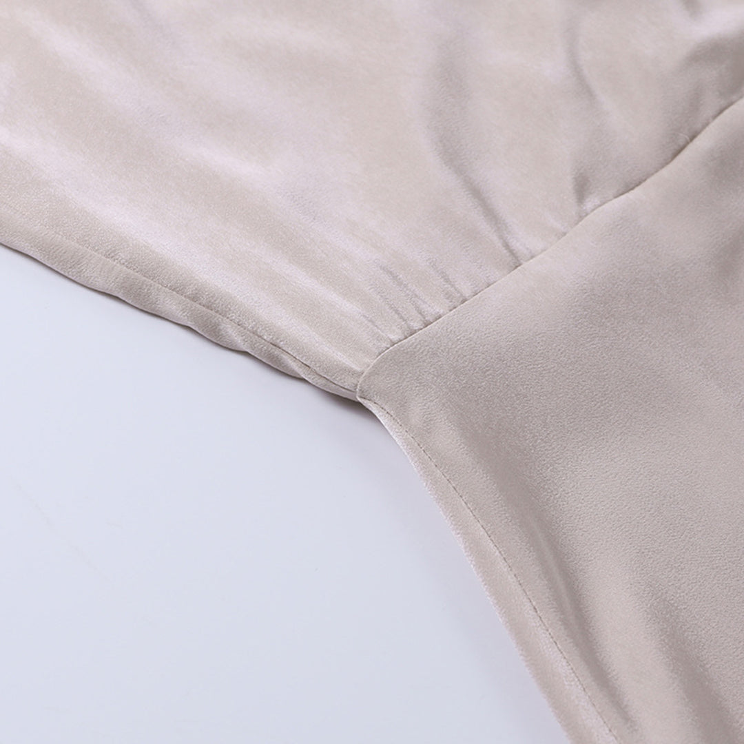 ALINA | Luxe Satin Maxi Dress with High Split