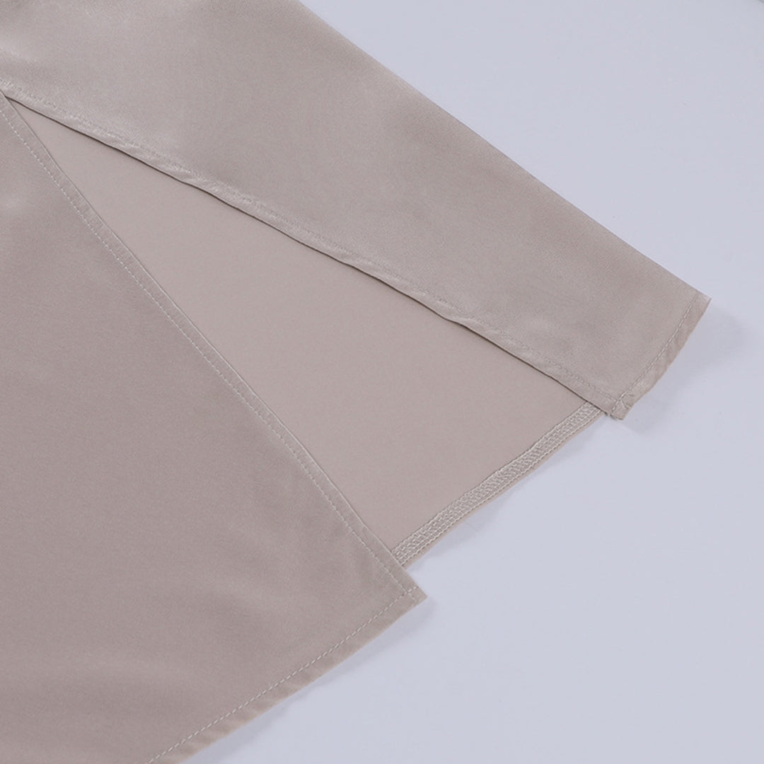 ALINA | Luxe Satin Maxi Dress with High Split